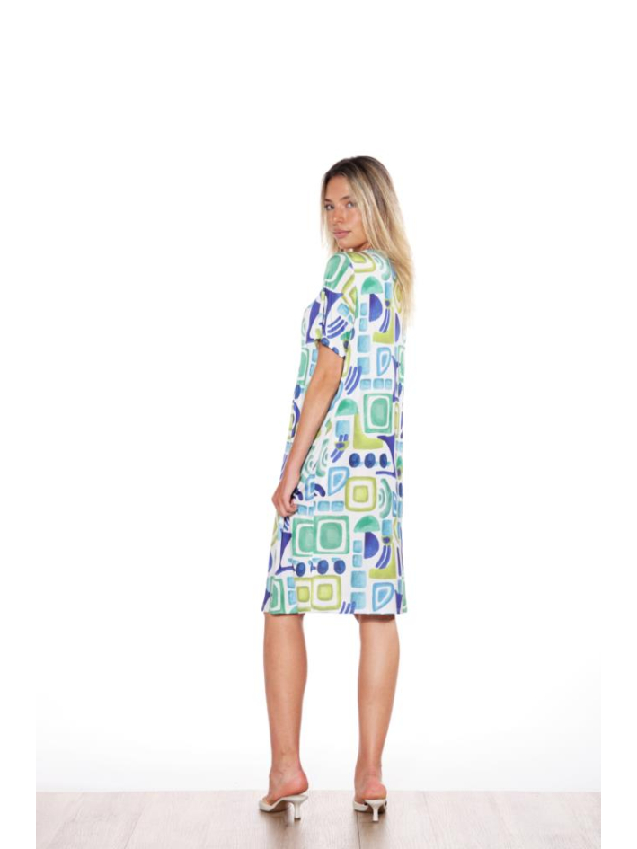 VESTIDO PTO MG CORTA