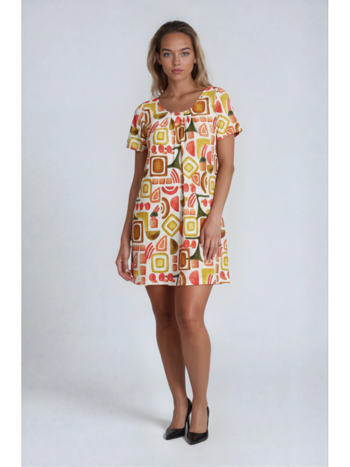 VESTIDO PTO MG CORTA